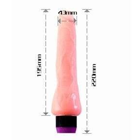 Pene realistico in vinile morbido con vibrazioni multiple e dettagli autentici